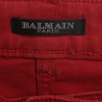 Balmain Jeans in rosso