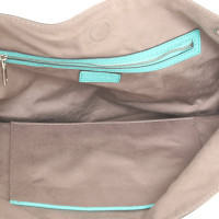Lancel Handbag Leather in Turquoise