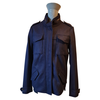 Maison Scotch Jacket/Coat Wool in Blue