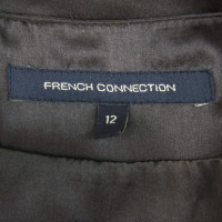 French Connection Seidenkleid in Grau