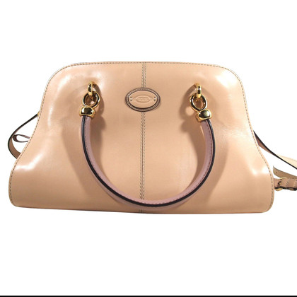 Tod's Shopper Leather in Nude