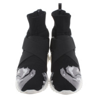 Salvatore Ferragamo Sneakers in zwart / wit