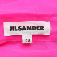 Jil Sander Top en Soie en Rose/pink