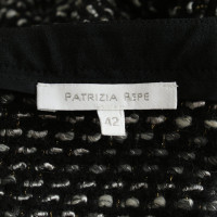 Patrizia Pepe Sweater in zwart / wit