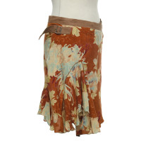 Marithé Et Francois Girbaud Wrap skirt with a floral pattern