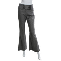 Karen Millen trousers with herringbone pattern