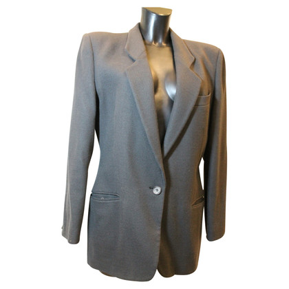 Emporio Armani Jacket/Coat Wool in Grey
