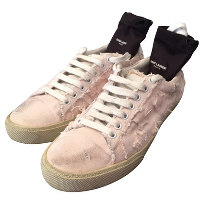 Saint Laurent Sneakers aus Baumwolle in Rosa / Pink