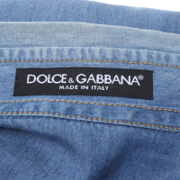 Dolce & Gabbana Jeans blouse en bleu