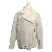 Iro Jacket with shearling details