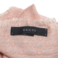 Gucci Scarf in nude / gold