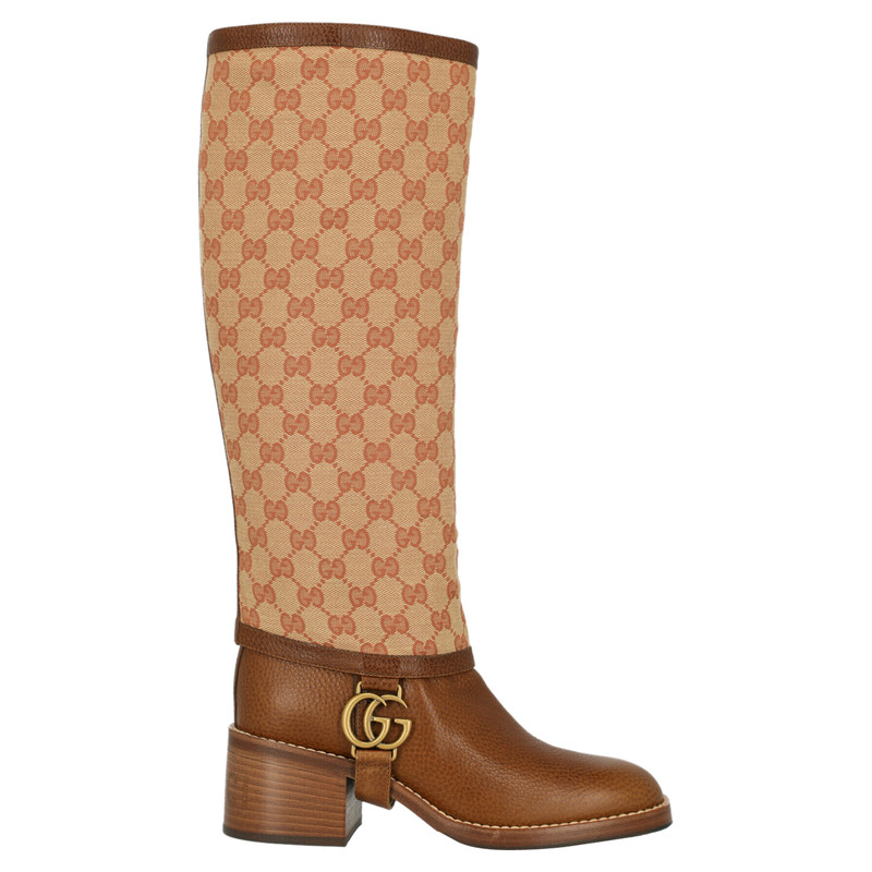 brown gucci boots