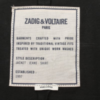 Zadig & Voltaire Blazer Katoen in Zwart