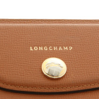 Longchamp Tasje/Portemonnee Leer in Bruin