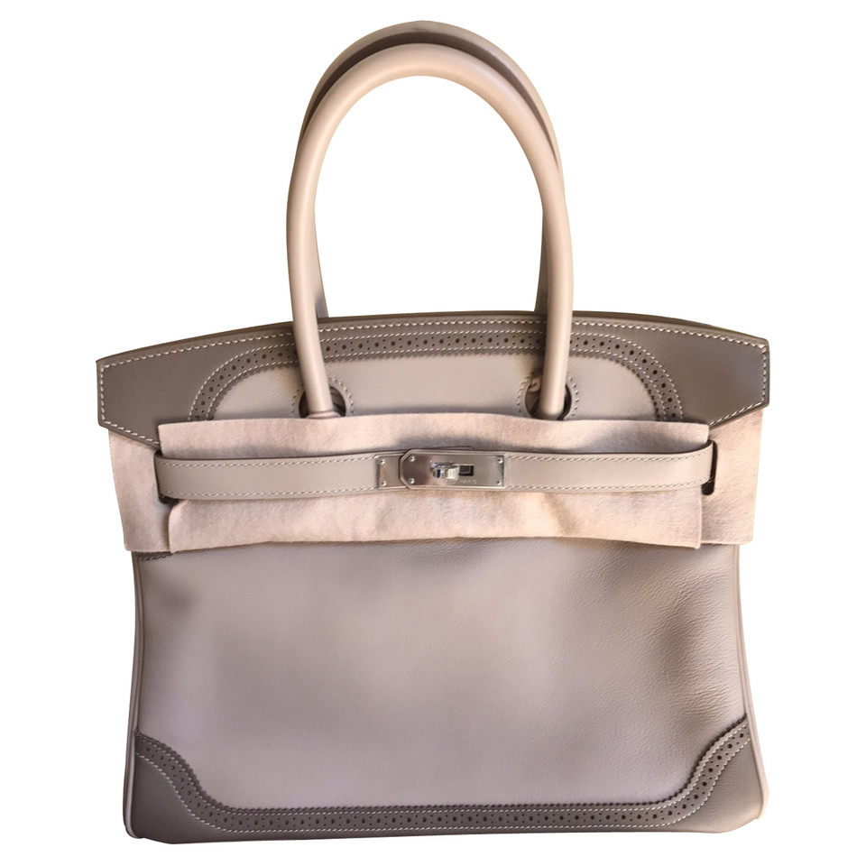 Hermès Birkin Bag 30 Leer in Beige