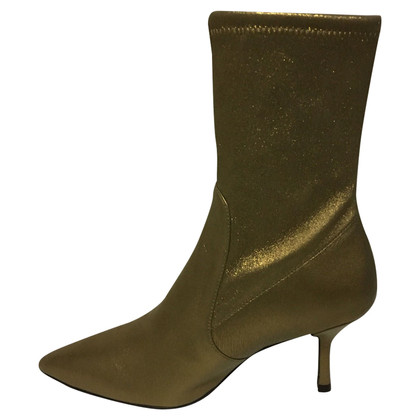 Stuart Weitzman Ankle boots Leather in Gold