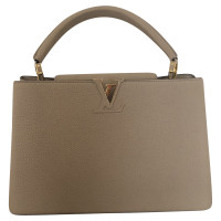 Louis Vuitton Capucines MM36 Leather in Beige