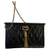 Givenchy Gem Quilted Leather Bag Leer in Zwart