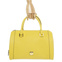 Mcm Handbag Leather in Yellow