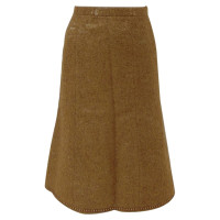 Moschino Cheap And Chic Moschino gold tone wool skirt