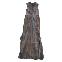 Vera Wang Kleid aus Seide in Grau