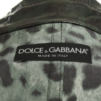 Dolce & Gabbana Regenmantel mit Leopardenprint