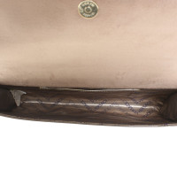 Versace Clutch en Cuir verni en Taupe