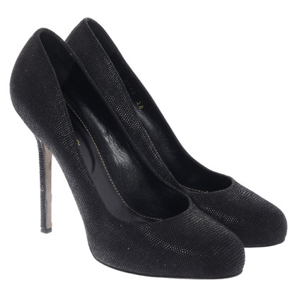 Sergio Rossi Pumps/Peeptoes en Cuir en Noir