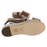Max Mara Sandals Leather in Brown