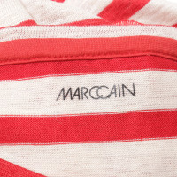 Marc Cain T-Shirt in Rot/Weiß