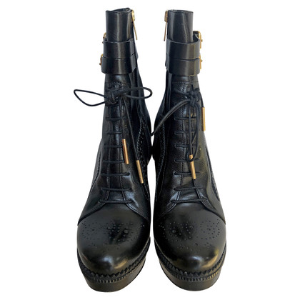 Burberry Bottines en Cuir en Noir