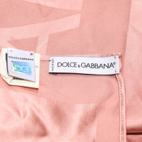 Dolce & Gabbana Schal/Tuch aus Seide in Rosa / Pink