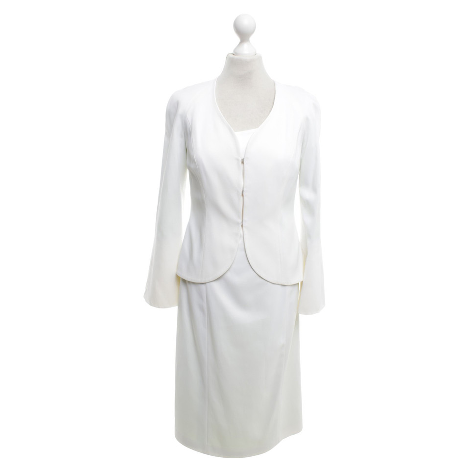 Versace Jacke & Kleid in Weiß