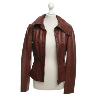 Gucci Leather Jacket in Brown