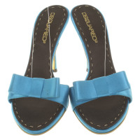 Dsquared2 Mules en turquoise