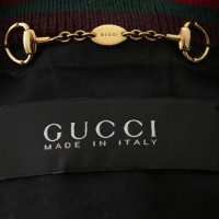 Gucci Giacca in pelle in viola