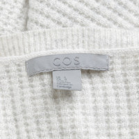 Cos Knitted cashmere sweater in beige
