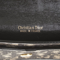 Christian Dior Clutch mit Logo-Stickerei