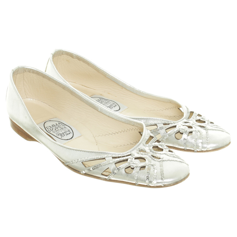 Emma Hope´S Shoes Silver ballerinas