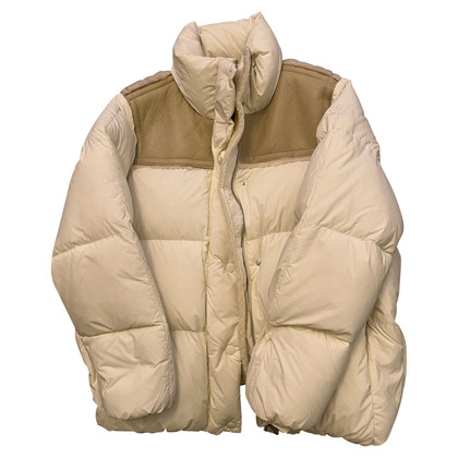 Moncler Giacca/Cappotto in Cotone in Beige