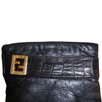 Fendi Gants en cuir