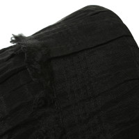 Carolina Herrera Black silk dress with tie belt