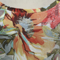 Roberto Cavalli T-Shirt mit floralem Muster