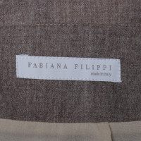 Fabiana Filippi Rock in gris / brun
