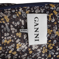 Ganni top with floral pattern