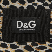 D&G Top con stampa animalier