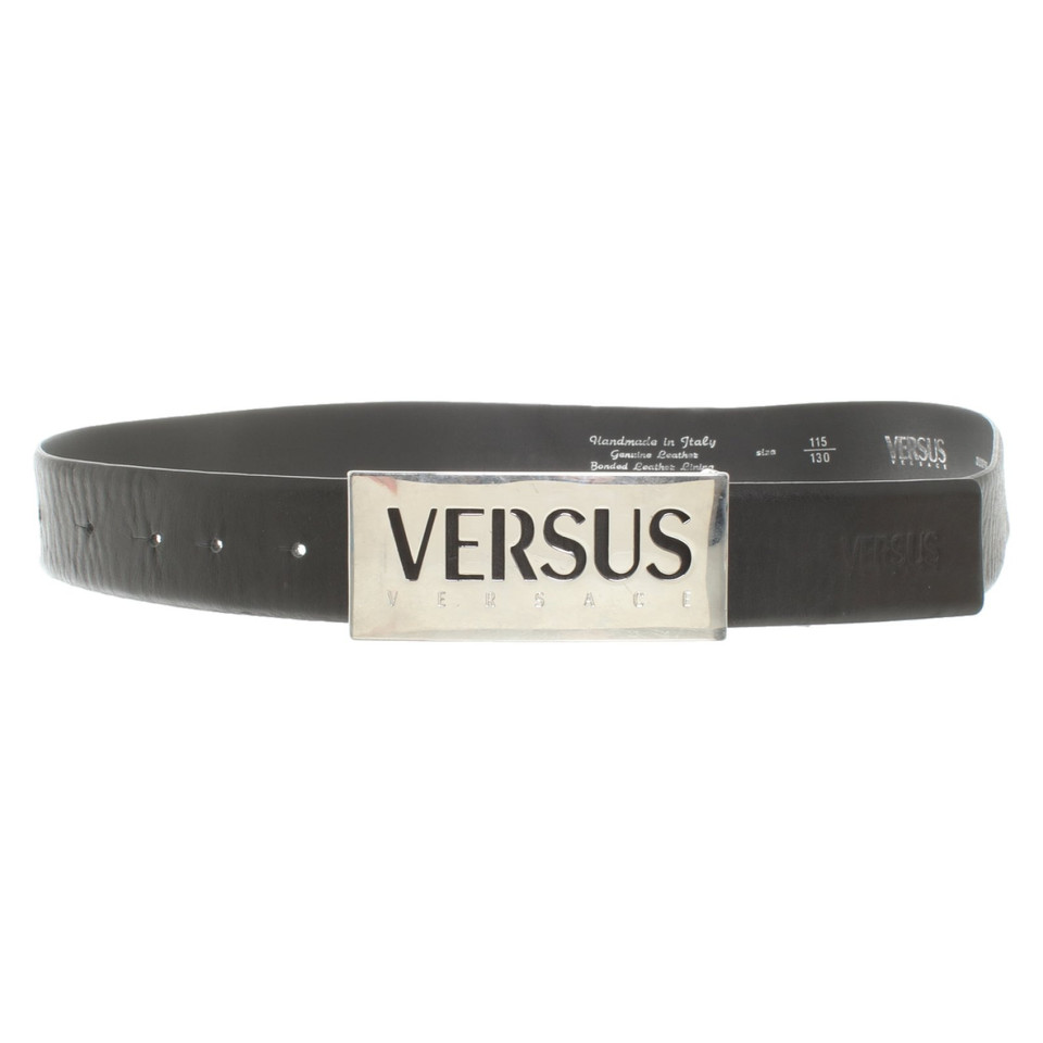 Versus Belt Leather in Black
