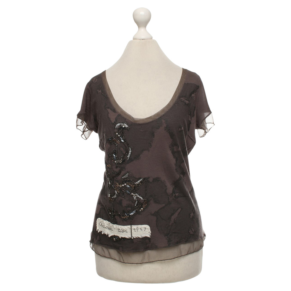 Christian Dior top in brown