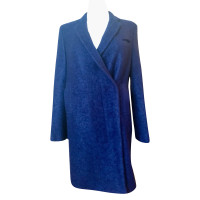 Costume National Jas/Mantel Wol in Blauw