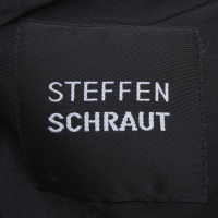 Steffen Schraut Seidenkleid in Schwarz